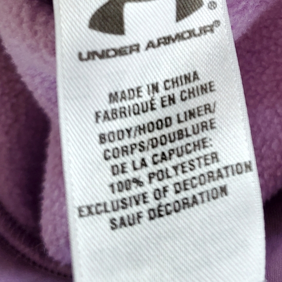 UNDER ARMOUR Lavendar Hoodie - Size S (EUC) - Picture 5 of 8